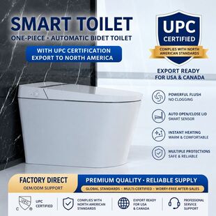 Factory Direct UPC Certified Smart Toilet Export USA Canada