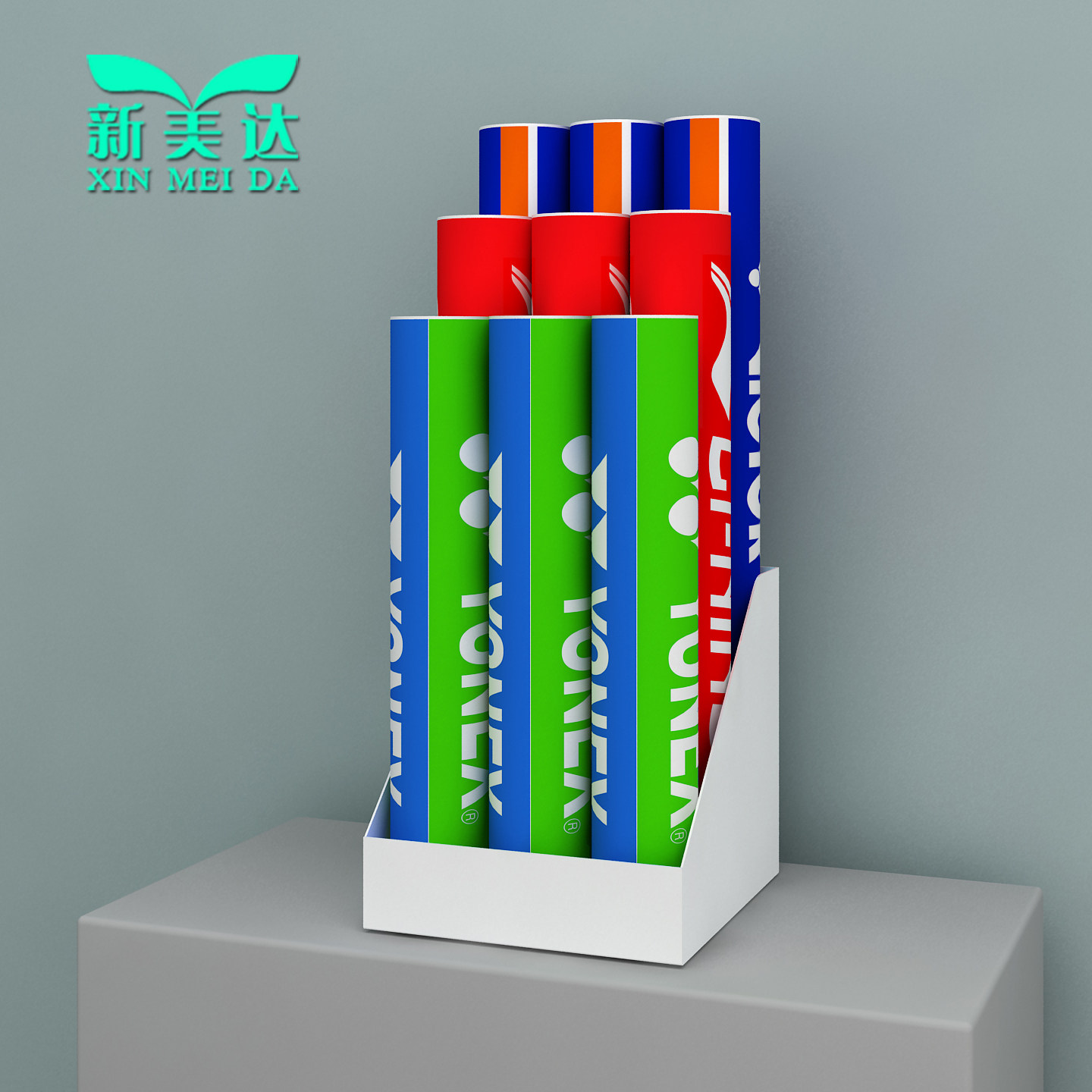 羽毛球馆前台桌面球桶放置托盘展示盒子,商业/办公家具,商用陈列盒/展示盒,淘宝优惠券,粉丝福利购,淘宝优惠卷