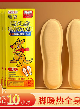 发热鞋垫加热鞋垫自发热女男款暖脚鞋垫可行走新款暖宝宝暖脚神器