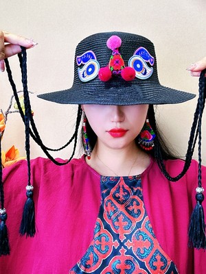 旅行草帽男女通用百搭遮阳民族风