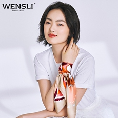 шарф 万事利薇娅推荐夏季薄款真丝丝巾双面印花女时尚百搭中方巾集合