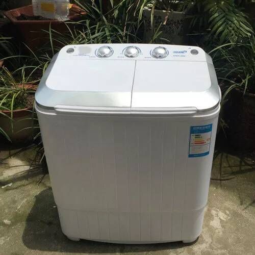 4.8kg家用双筒桶半自动迷你洗衣机小型宝宝婴儿童甩干脱水不锈钢