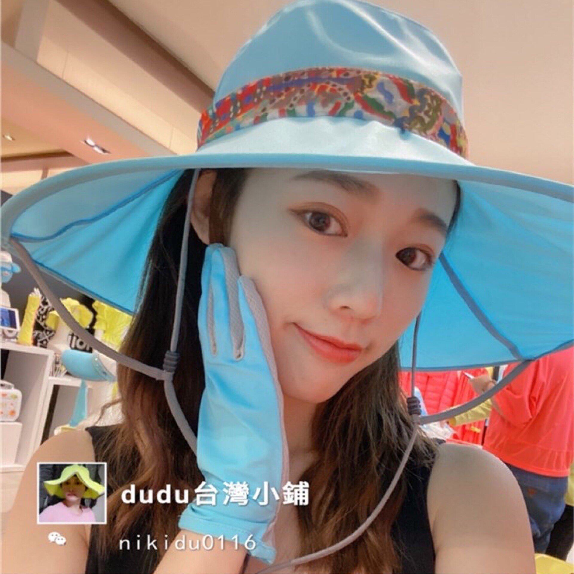 台湾遮阳帽可折叠后益HOII春夏