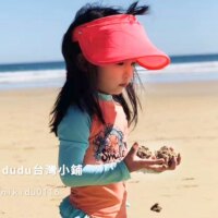 现货 台湾后益Hoii 儿童遮阳防晒伸缩帽/Mini帽防紫外线