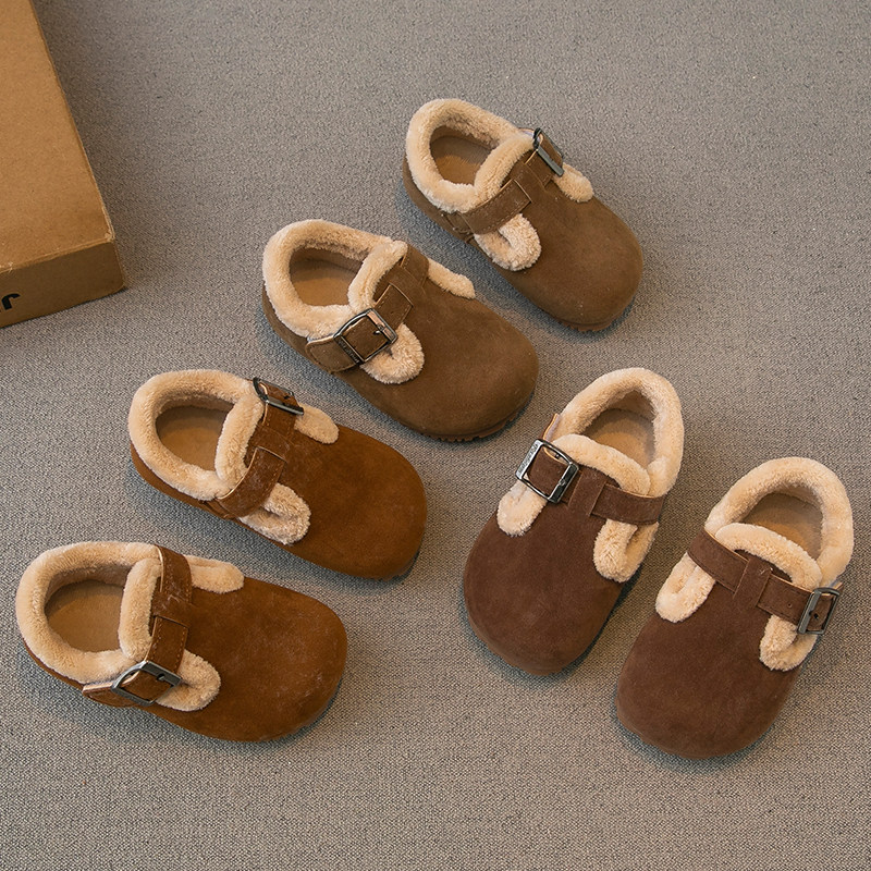 儿童棉鞋2025冬季新款女童鞋子二棉加绒豆豆鞋勃肯鞋宝宝保暖鞋潮,童鞋/婴儿鞋/亲子鞋,棉鞋,淘宝优惠券,粉丝福利购,淘宝优惠卷
