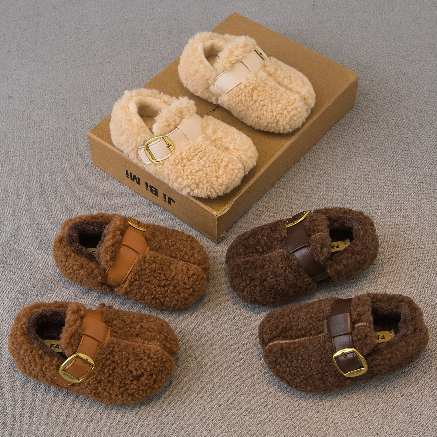 女童毛毛鞋2025冬季新款儿童鞋子小女孩公主鞋二棉加绒豆豆鞋棉鞋,童鞋/婴儿鞋/亲子鞋,棉鞋,淘宝优惠券,粉丝福利购,淘宝优惠卷