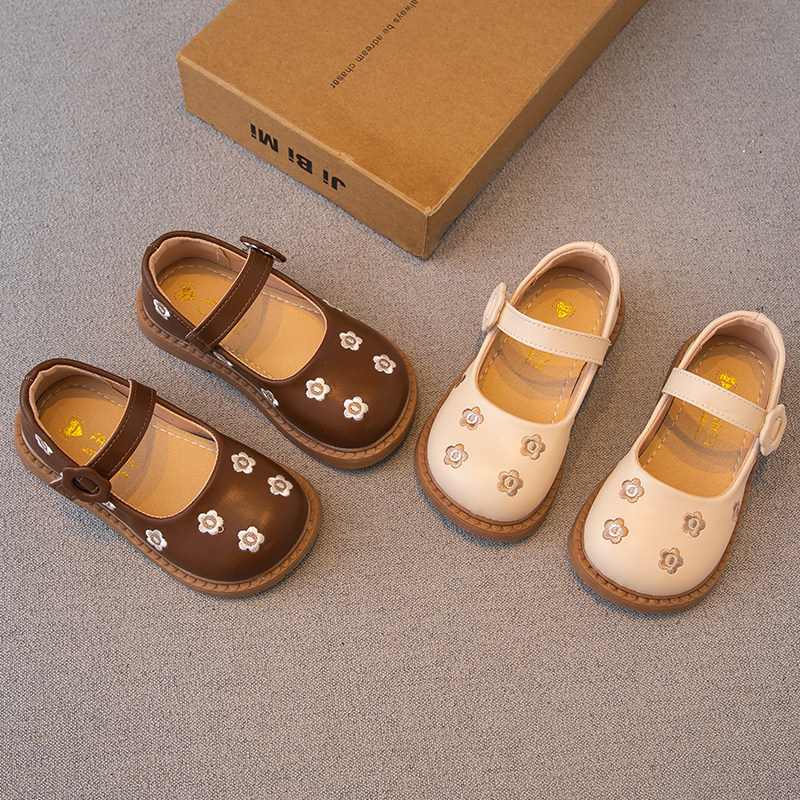 女童皮鞋2024春秋新款儿童鞋子小女孩公主鞋软底豆豆鞋宝宝单鞋潮,童鞋/婴儿鞋/亲子鞋,皮鞋,淘宝优惠券,粉丝福利购,淘宝优惠卷