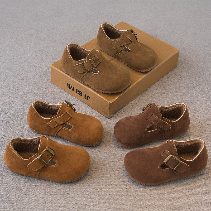 女童皮鞋2024冬季新款儿童鞋子女孩公主二棉加绒勃肯鞋豆豆鞋棉鞋,童鞋/婴儿鞋/亲子鞋,皮鞋,淘宝优惠券,粉丝福利购,淘宝优惠卷