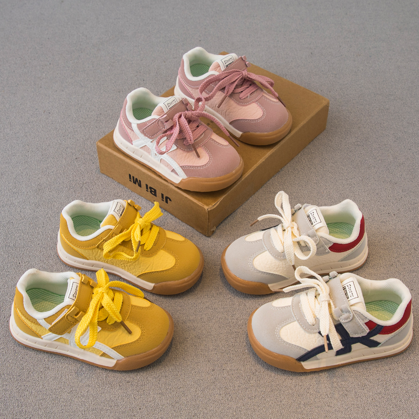 春秋款儿童男女低帮休闲板鞋