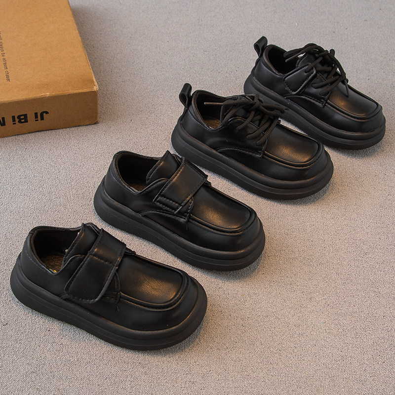 儿童皮鞋2025春秋新款男童鞋子女童单鞋乐福鞋软底休闲黑色单鞋潮,童鞋/婴儿鞋/亲子鞋,皮鞋,淘宝优惠券,粉丝福利购,淘宝优惠卷