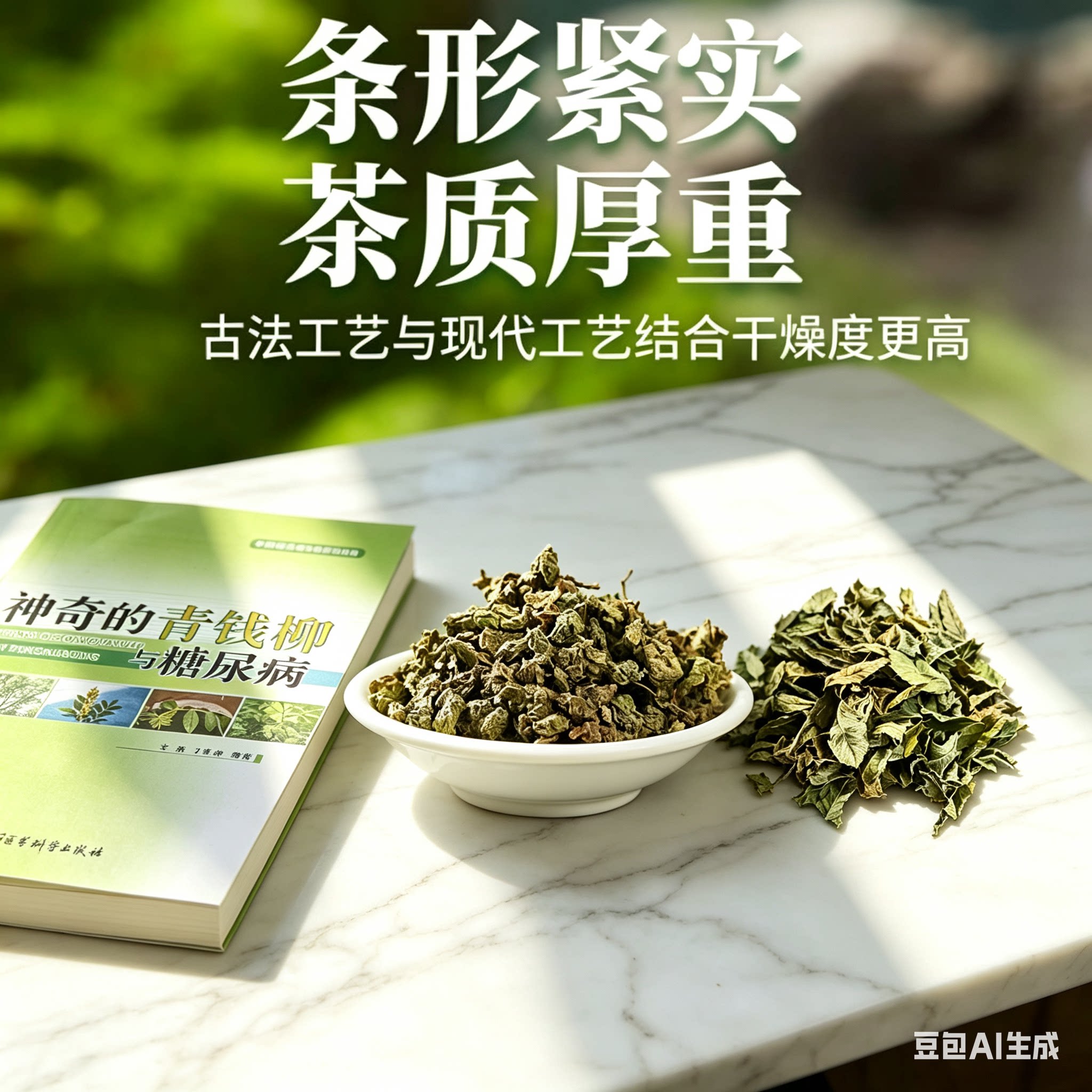 高山金钱柳青钱柳江西修水养生茶叶嫩叶茶