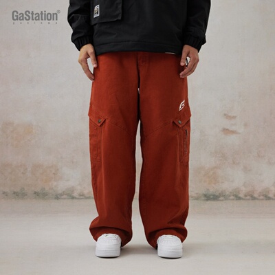 Gastation工装拼接长裤复古版型