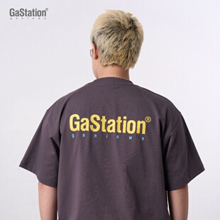 Gastation温变logo印花T恤 索罗娜轻薄速干大logo印花短袖