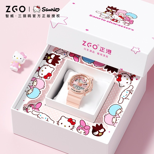 Sanrio, водонепроницаемые высококачественные цифровые часы, женский стиль