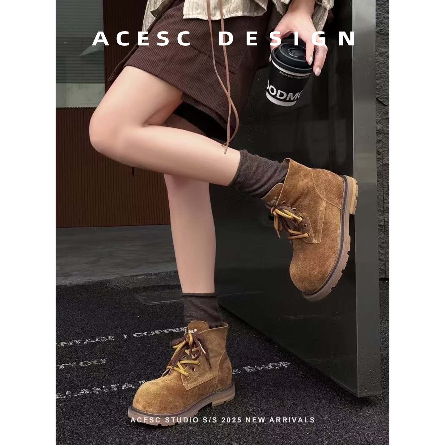 头层牛皮马丁靴女2025秋冬季新款女款高帮复古真皮女鞋百搭靴子女