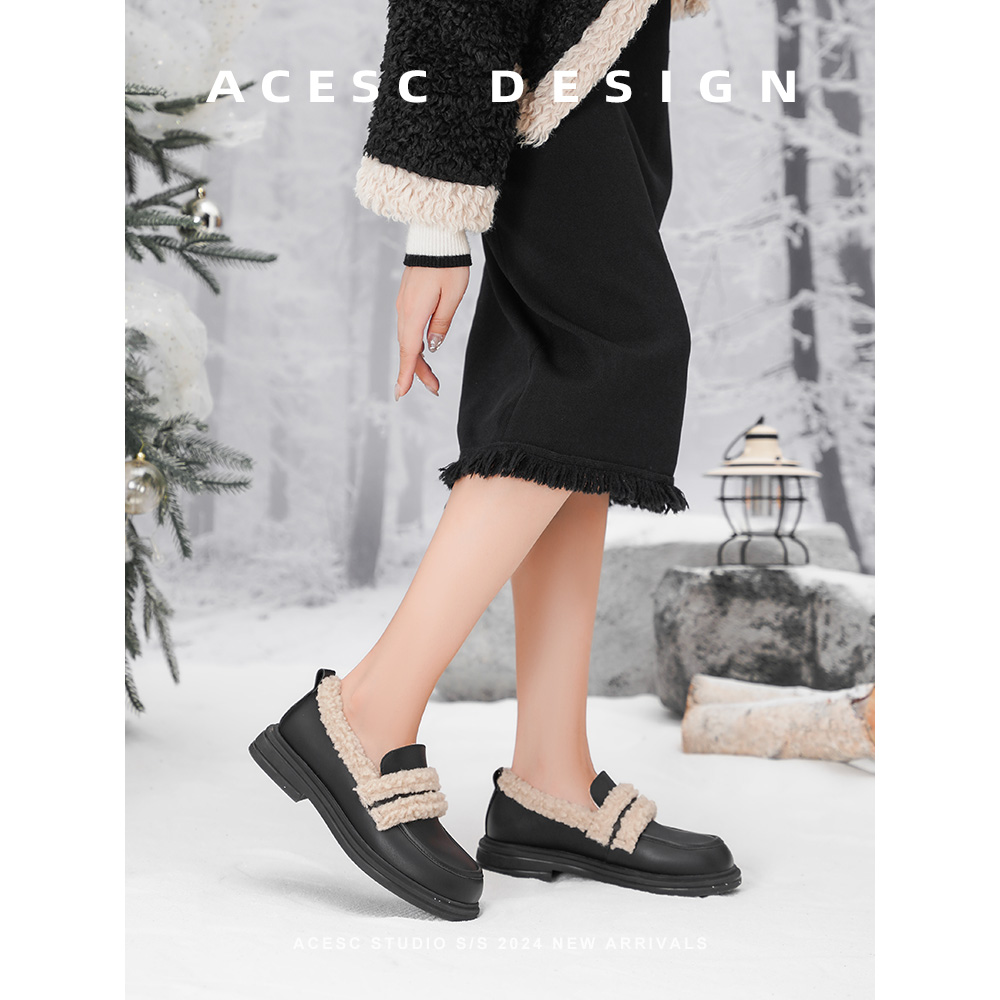 Acesc/艾斯臣豆豆鞋乐福鞋保暖