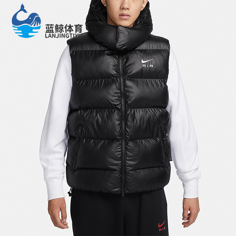 Nike/耐克正品冬季新款男子时尚保暖连帽运动棉马甲FD6428