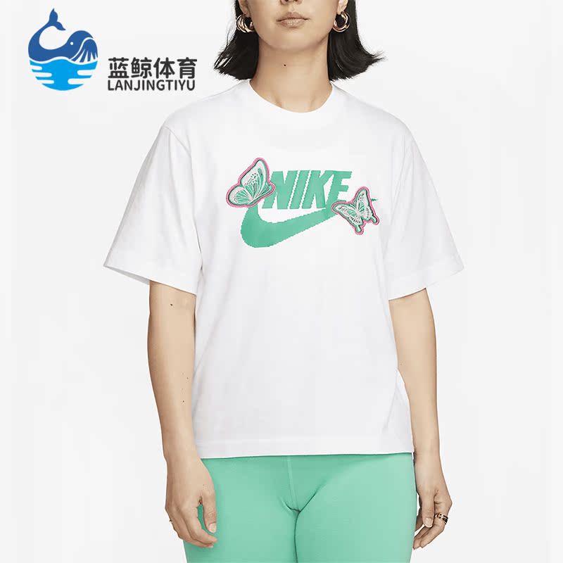 Nike/耐克正品新款女子运动透气休闲圆领户外短袖FD2526-100