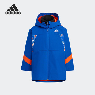 Adidas 冬季 新款 小童两面穿运动夹克HZ2224 阿迪达斯正品