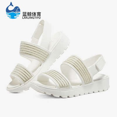 Skechers/斯凯奇正品FOOTSTEPS女子运动休闲魔术贴透气凉鞋
