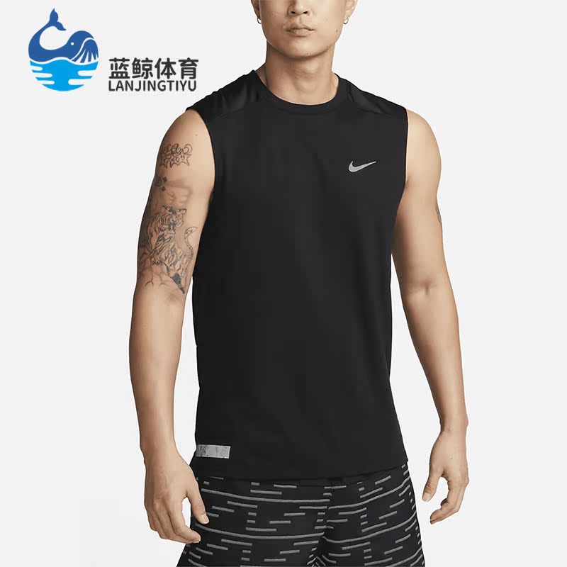 Nike/耐克正品夏季跑步训练透气T恤男子运动背心DX0852-010