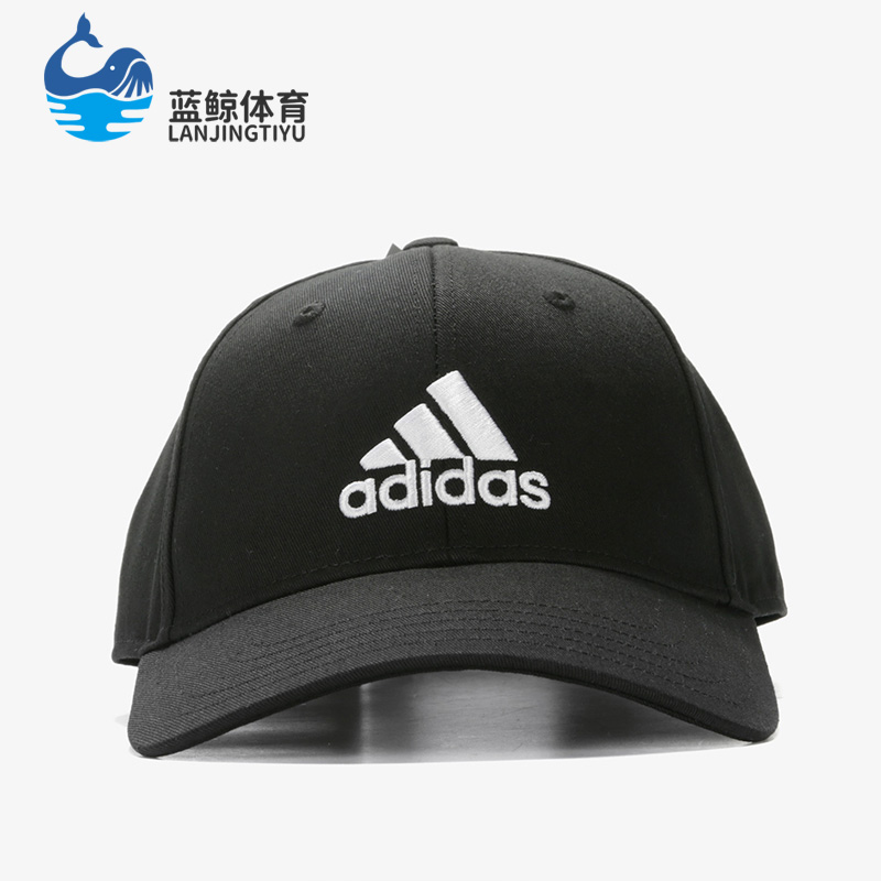 Adidas/阿迪达斯正品BBALL CAP COT男女通用黑色运动帽 FK0891