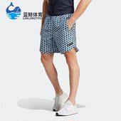 休闲透气运动短裤 Adidas 男子时尚 新款 HR8196 阿迪达斯正品