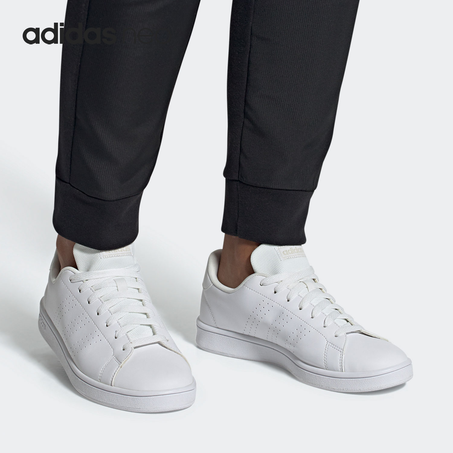Adidas/阿迪达斯正品NEO ADVANTAGE BASE 男女小白鞋板鞋 EE7692