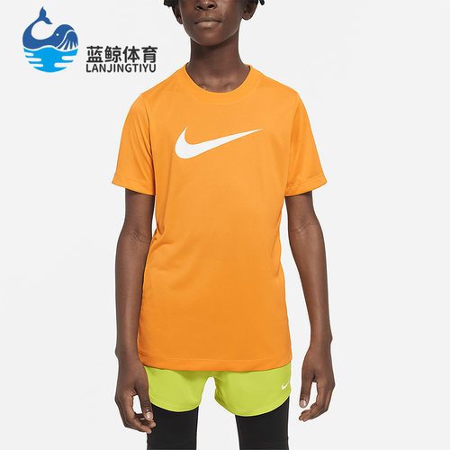 Nike/耐克正品夏季大童圆领运动休闲透气短袖T恤DX1123-836
