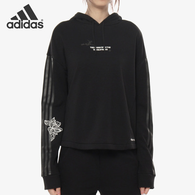 阿迪达斯女子跑步运动连帽衫