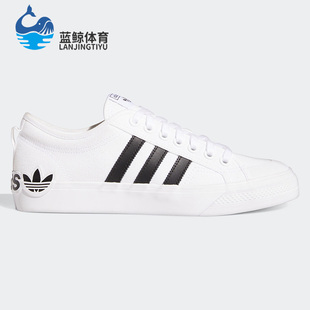 新款 Adidas 春季 FY7107 阿迪达斯正品 三叶草低帮运动休闲鞋