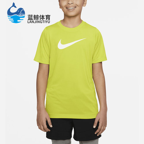 Nike/耐克正品夏季休闲透气圆领大童款运动短袖T恤DX1123-308