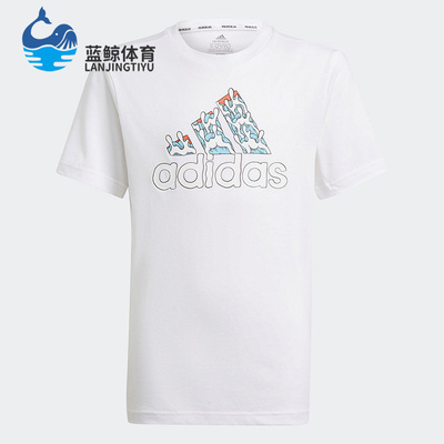 Adidas/阿迪达斯正品大童AARON KAI联名运动短袖T恤  GQ1141