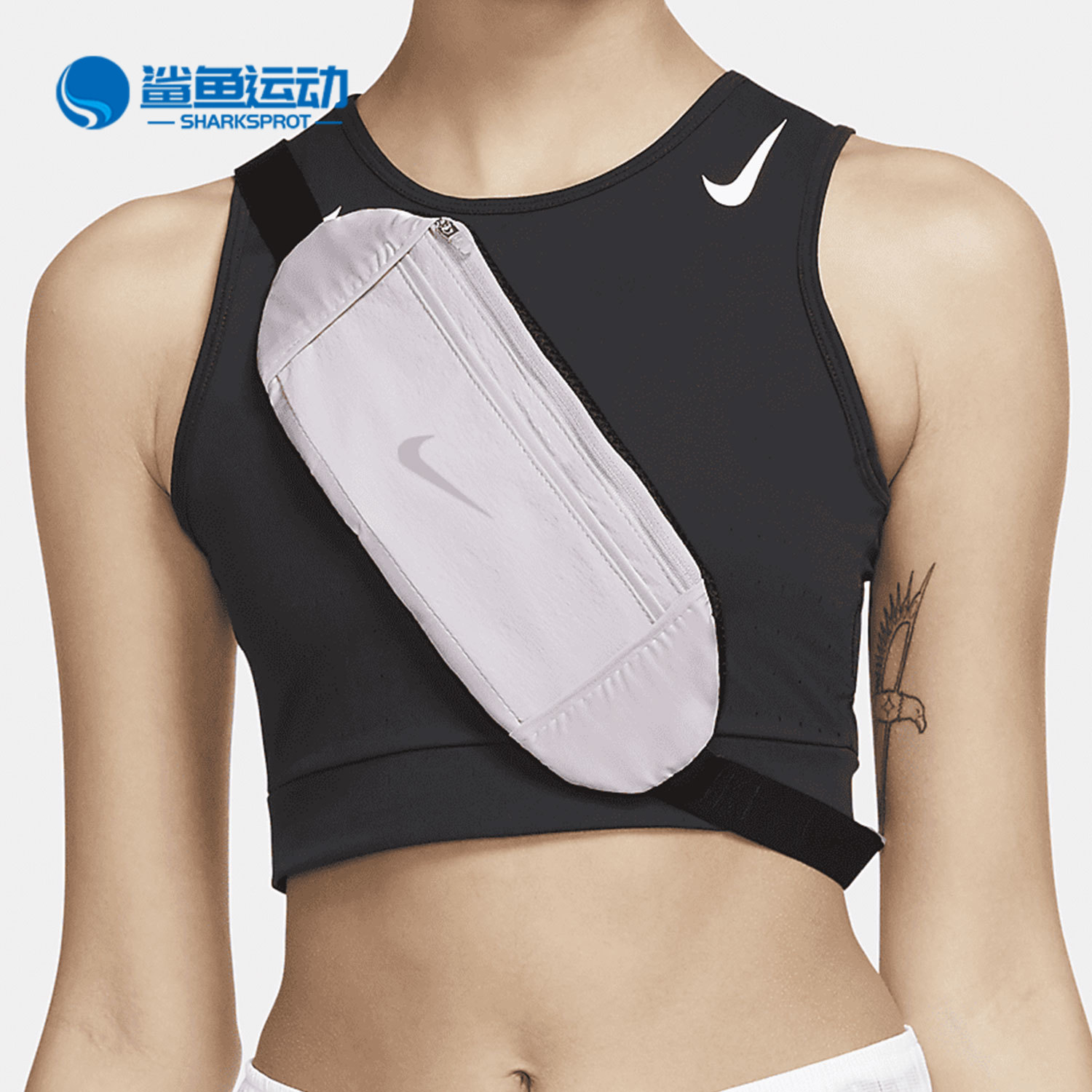 Nike/耐克正品 新款男女通用运动休闲斜挎包腰包DH3249-017