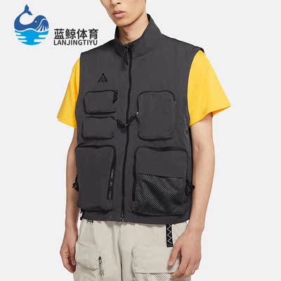 Nike/耐克正品运动男子透气休闲机能多口袋马甲CK7237-060