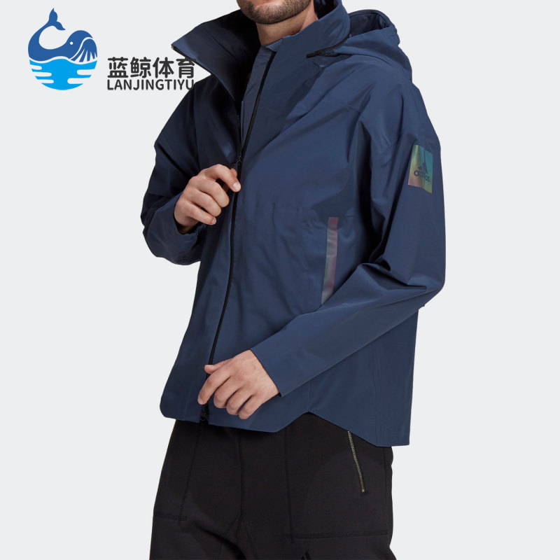 Adidas/阿迪达斯正品MYSHELTER连帽保暖男休闲运动茄克外套GR0596