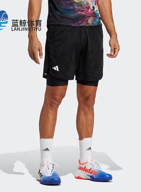 Adidas/阿迪达斯正品新款男子透气休闲运动训练短裤HT7218