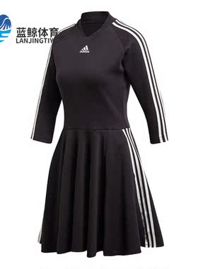 Adidas/阿迪达斯正品 春季新款女子运动型格连衣裙 FL6901
