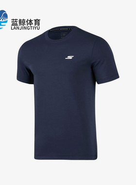 Skechers/斯凯奇正品夏季男子休闲运动透气圆领短袖T恤P223M094