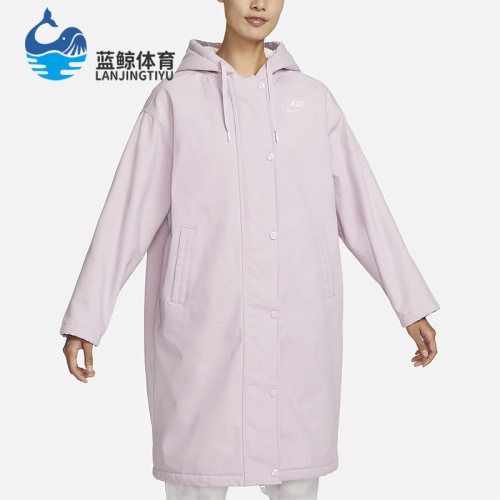 耐克女子中长款加绒外套