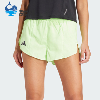 阿迪达斯女士跑步运动短裤