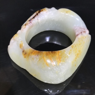 儒贤玉道新疆和田玉籽料四方神兽守护手镯雕刻青龙白虎朱雀玄武