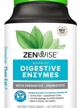 美国代购Zenwise Digestive Enzymes Probiotics and Prebiotics