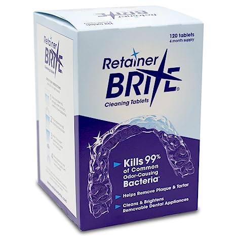 美国代购Retainer Brite Tablets for Cleaner Retainers and Den