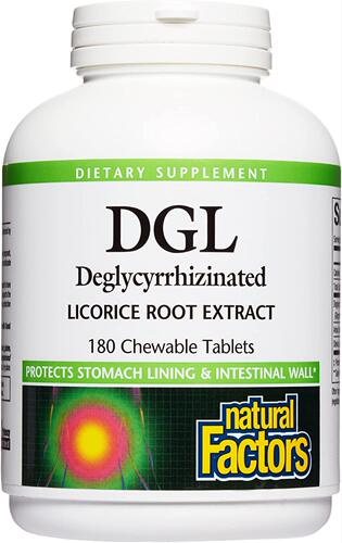 美国代购Natural Factors, Chewable DGL 400 mg, Licorice Extra