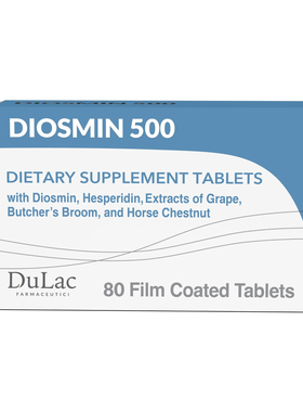 Dulac Micronized Diosmin Hesperidin Dietary Supplement