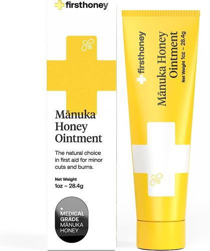 美国代购First Honey Wound Healing Ointment [ 0.5 oz ] | 100%