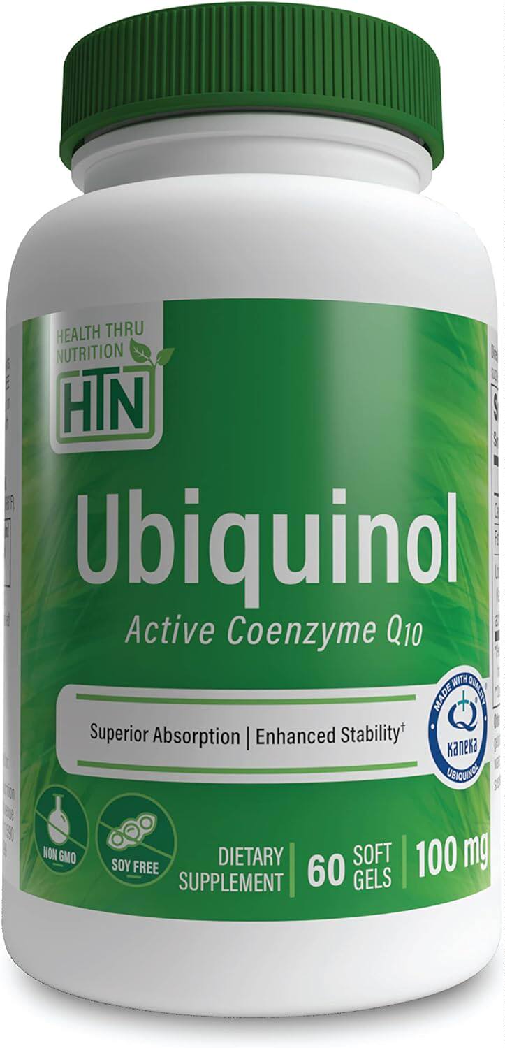 Health Thru Nutrition Ubiquinol 100mg 60 Softgels as Kaneka图片