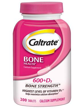 美国代购Caltrate 600 Plus D3 Calcium and Vitamin D Supplemen