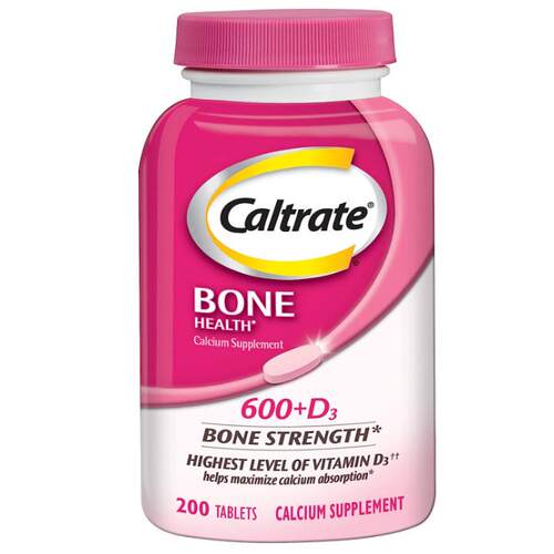 美国代购Caltrate 600 Plus D3 Calcium and Vitamin D Supplemen